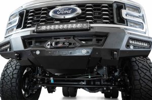 Ford F250 Super Duty Bumper - Front - Addictive Desert Designs - Phantom Winch Front Bumper - Hammer Black - `23-`27 Ford F250 Super Duty Bumper - Front - Addictive Desert Designs - Phantom Winch Front Bumper - Hammer Black - `23-`27